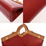 LOUIS VUITTON ルイヴィトン モノグラムヴェルニ ロクスバリードライブ ポムダムール M91987 レディース モノグラムヴェルニ ハンドバッグ ABランク 中古 銀蔵