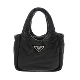 PRADA プラダ パテッド MINIトート 2WAY ブラック 1BA359 レディース ナッパレザー ハンドバッグ Aランク 中古 銀蔵