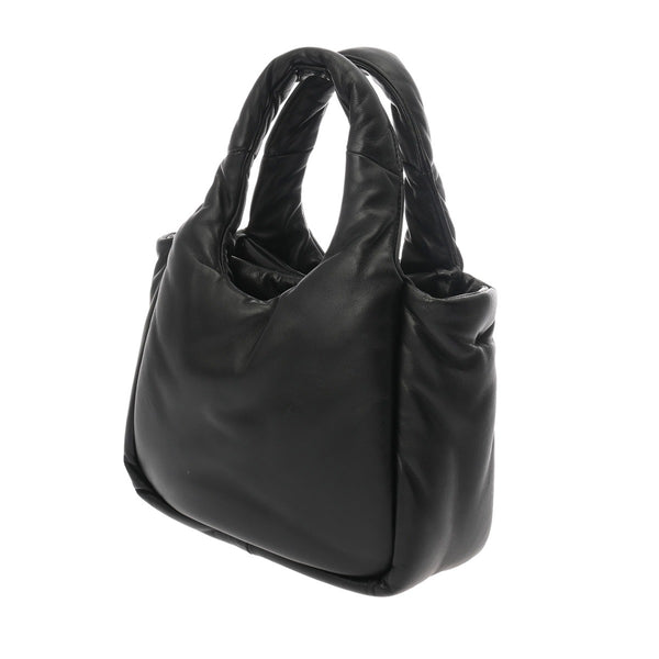 PRADA プラダ パテッド MINIトート 2WAY ブラック 1BA359 レディース ナッパレザー ハンドバッグ Aランク 中古 銀蔵