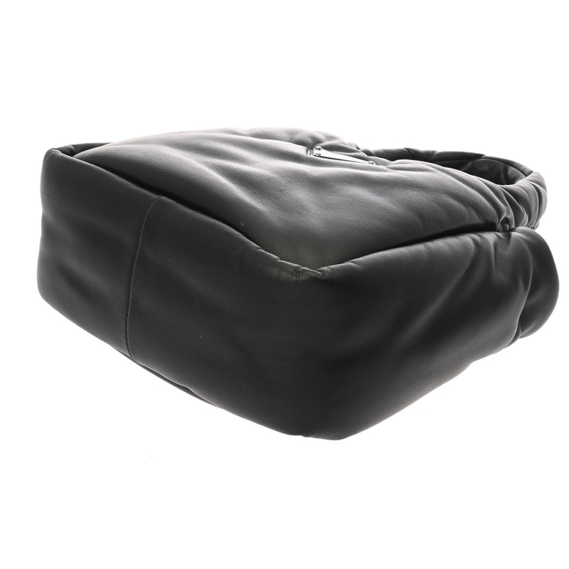 PRADA プラダ パテッド MINIトート 2WAY ブラック 1BA359 レディース ナッパレザー ハンドバッグ Aランク 中古 銀蔵