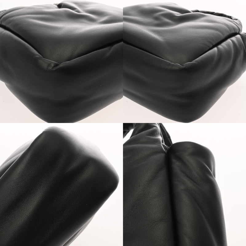 PRADA プラダ パテッド MINIトート 2WAY ブラック 1BA359 レディース ナッパレザー ハンドバッグ Aランク 中古 銀蔵