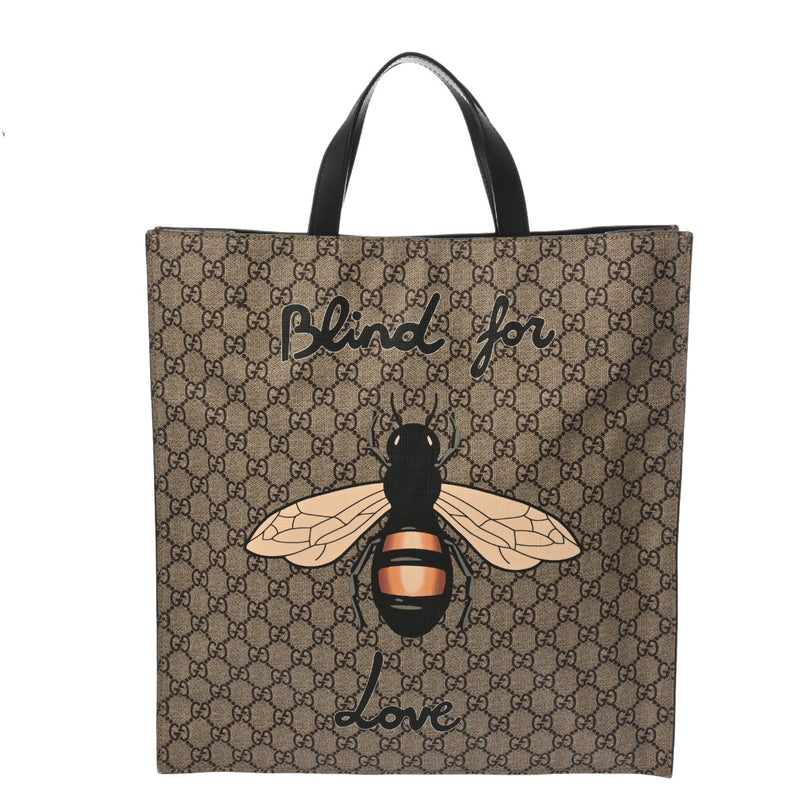 GUCCI グッチ GGスプリーム 2WAY トートバッグ ビー ベージュ 450950 レディース GGスプリームキャンバス レザー トートバッグ ABランク 中古 銀蔵