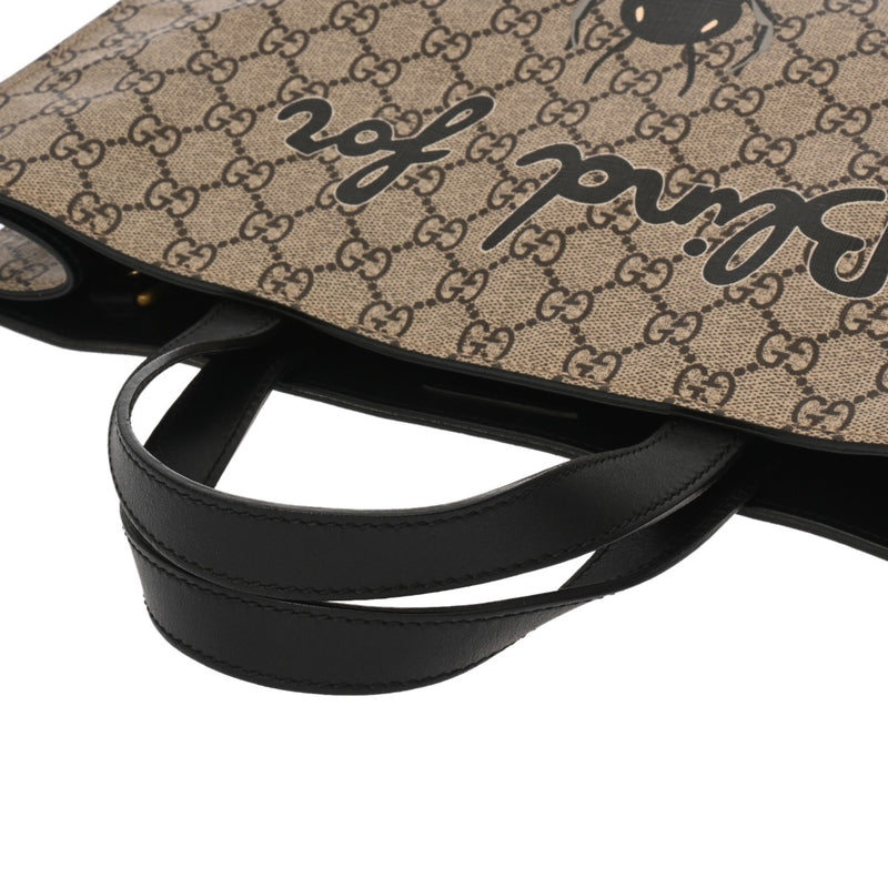 GUCCI グッチ GGスプリーム 2WAY トートバッグ ビー ベージュ 450950 レディース GGスプリームキャンバス レザー トートバッグ ABランク 中古 銀蔵