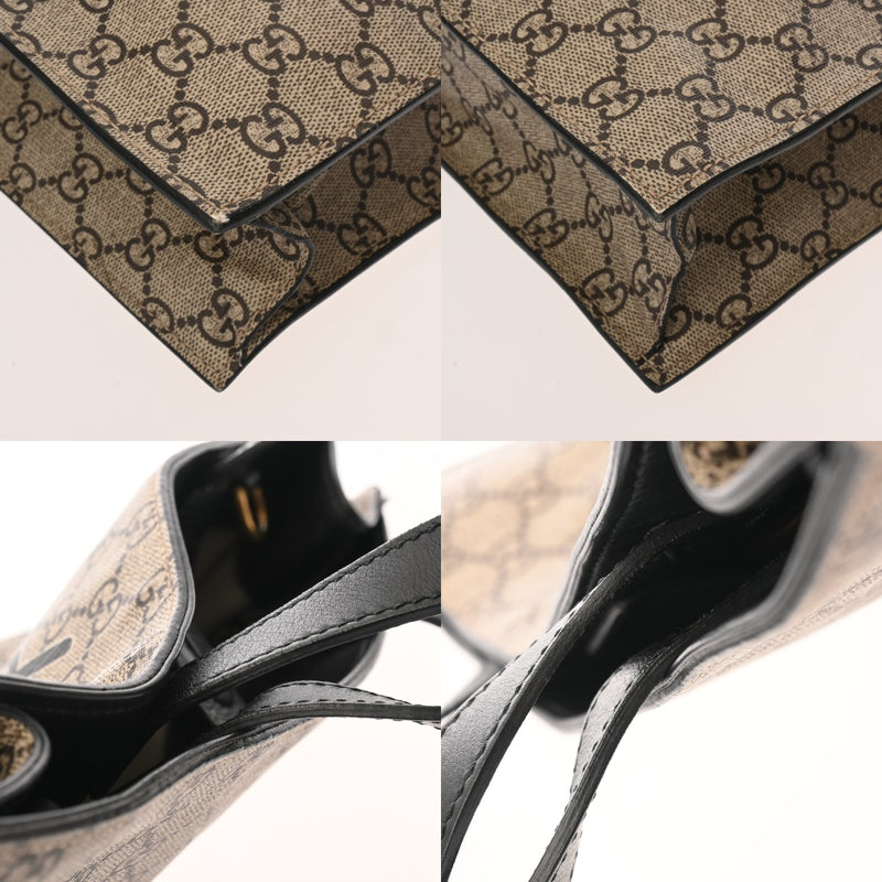 GUCCI グッチ GGスプリーム 2WAY トートバッグ ビー ベージュ 450950 レディース GGスプリームキャンバス レザー トートバッグ ABランク 中古 銀蔵