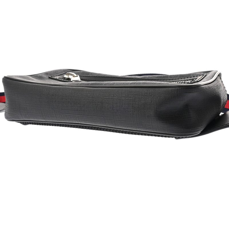 GUCCI グッチ GGスプリーム ベルトバッグ ブラック/グレー 474293 メンズ GGスプリームキャンバス ボディバッグ Aランク 中古 銀蔵