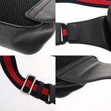 GUCCI グッチ GGスプリーム ベルトバッグ ブラック/グレー 474293 メンズ GGスプリームキャンバス ボディバッグ Aランク 中古 銀蔵