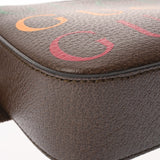 GUCCI グッチ 100周年記念 ブラウン／マルチカラー 602695 ユニセックス カーフレザー ボディバッグ Aランク 中古 銀蔵