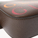 GUCCI グッチ 100周年記念 ブラウン／マルチカラー 602695 ユニセックス カーフレザー ボディバッグ Aランク 中古 銀蔵