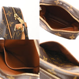 LOUIS VUITTON ルイヴィトン モノグラム ダヌーブ ブラウン M45266 ユニセックス モノグラムキャンバス ショルダーバッグ Bランク 中古 銀蔵