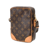LOUIS VUITTON ルイヴィトン モノグラム ダヌーブ ブラウン M45266 ユニセックス モノグラムキャンバス ショルダーバッグ Bランク 中古 銀蔵