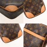 LOUIS VUITTON ルイヴィトン モノグラム ダヌーブ ブラウン M45266 ユニセックス モノグラムキャンバス ショルダーバッグ Bランク 中古 銀蔵