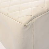 CHANEL シャネル GST グランドショッピングトート ホワイト A50995 レディース キャビアスキン トートバッグ Bランク 中古 銀蔵