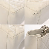 CHANEL シャネル GST グランドショッピングトート ホワイト A50995 レディース キャビアスキン トートバッグ Bランク 中古 銀蔵