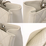 CHANEL シャネル GST グランドショッピングトート ホワイト A50995 レディース キャビアスキン トートバッグ Bランク 中古 銀蔵