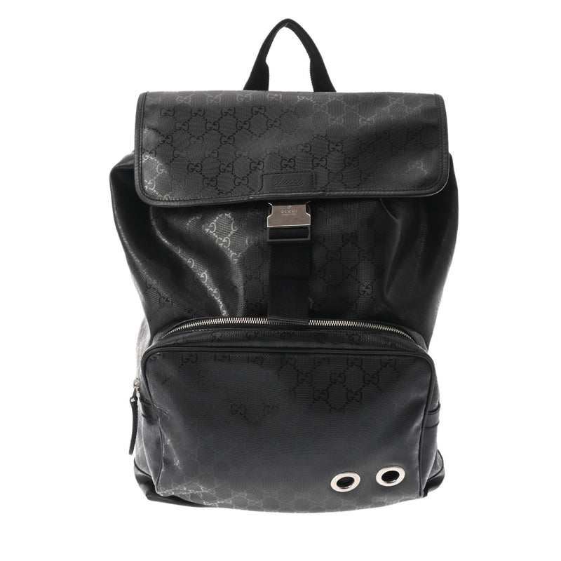 GUCCI グッチ GGインプリメ バックパック ブラック 269378 メンズ PVC リュック・デイパック ABランク 中古 銀蔵