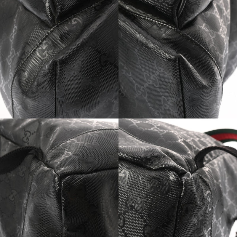 GUCCI グッチ GGインプリメ バックパック ブラック 269378 メンズ PVC リュック・デイパック ABランク 中古 銀蔵