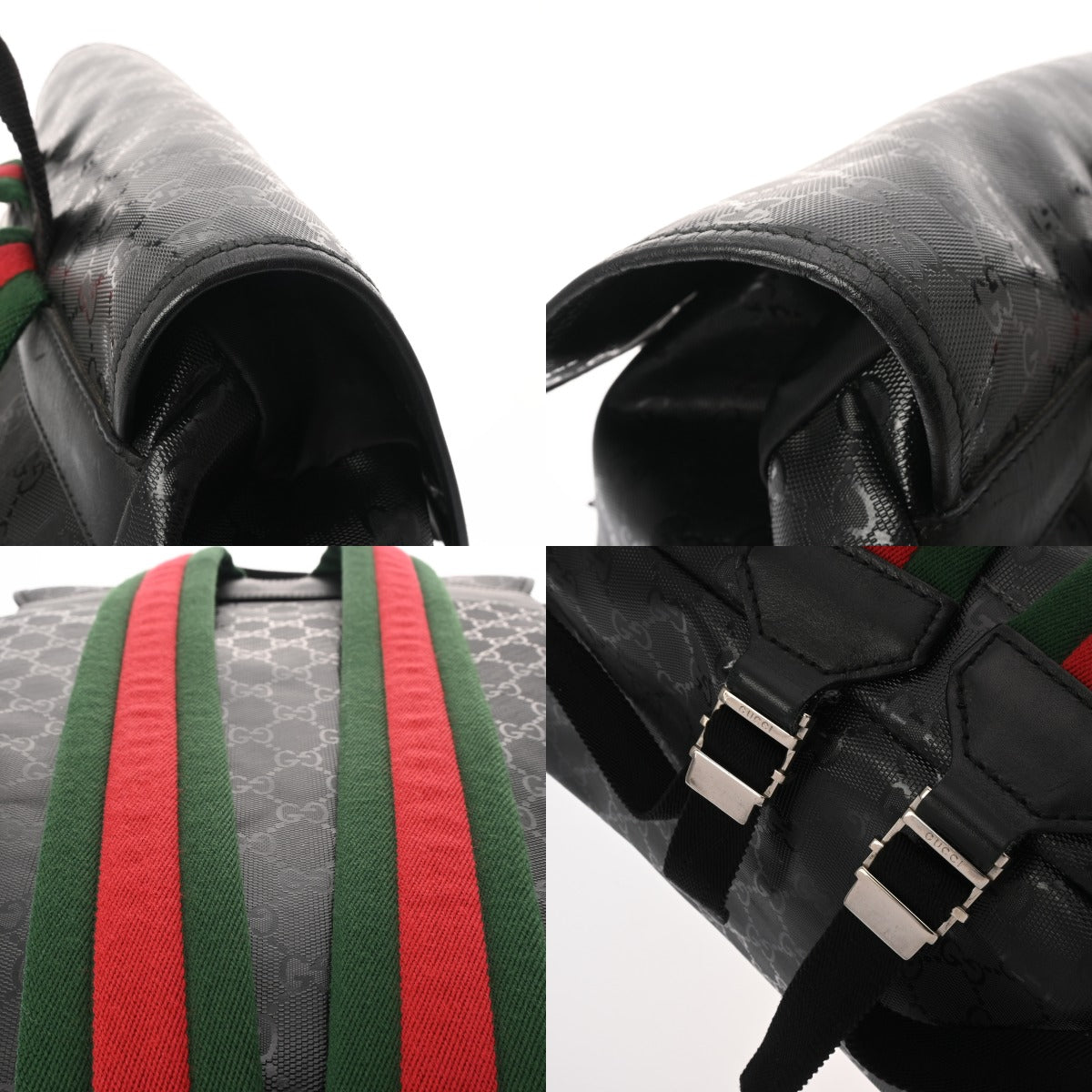 GUCCI グッチ GGインプリメ バックパック ブラック 269378 メンズ PVC