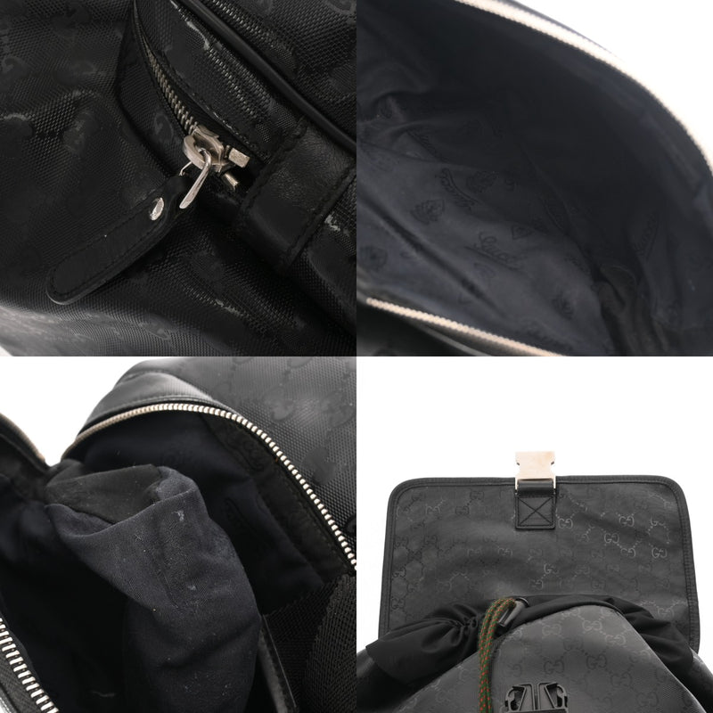 GUCCI グッチ GGインプリメ バックパック ブラック 269378 メンズ PVC リュック・デイパック ABランク 中古 銀蔵