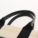 BALENCIAGA バレンシアガ ハードウェア スモールトート 2WAY ホワイト/ブラック 671402 レディース キャンバス レザー トートバッグ Aランク 中古 銀蔵