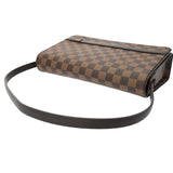 LOUIS VUITTON ルイヴィトン ダミエ トライベッカ ロン ブラウン エベヌ N51160 ユニセックス ダミエキャンバス ショルダーバッグ ABランク 中古 銀蔵
