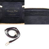 CHRISTIAN DIOR クリスチャンディオール レディディオール マイクロ バニティケース ハート柄 2WAY ブラック/レッド S09180SGA レディース レザー バニティバッグ Aランク 中古 銀蔵