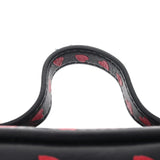 CHRISTIAN DIOR クリスチャンディオール レディディオール マイクロ バニティケース ハート柄 2WAY ブラック/レッド S09180SGA レディース レザー バニティバッグ Aランク 中古 銀蔵