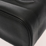 CHANEL シャネル 縦型バニティ ブラック A01998 レディース キャビアスキン バニティバッグ ABランク 中古 銀蔵
