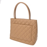 CHANEL シャネル 復刻トート ベージュ A01804 レディース キャビアスキン トートバッグ Aランク 中古 銀蔵