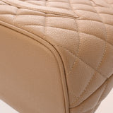 CHANEL シャネル 復刻トート ベージュ A01804 レディース キャビアスキン トートバッグ Aランク 中古 銀蔵