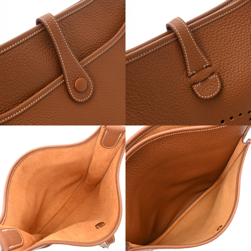 HERMES エルメス エヴリン3 PM ゴールド B刻印(2023年頃) ユニセックス トリヨンクレマンス ショルダーバッグ 未使用 銀蔵