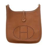 HERMES エルメス エヴリン3 PM ゴールド B刻印(2023年頃) ユニセックス トリヨンクレマンス ショルダーバッグ 未使用 銀蔵