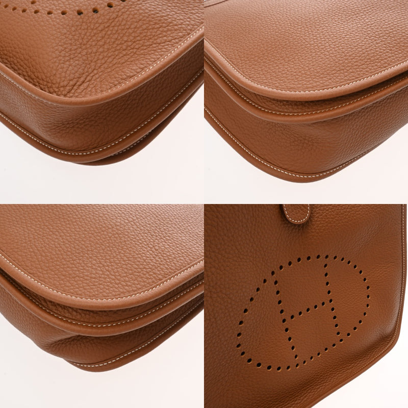 HERMES エルメス エヴリン3 PM ゴールド B刻印(2023年頃) ユニセックス トリヨンクレマンス ショルダーバッグ 未使用 銀蔵