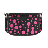 LOUIS VUITTON ルイヴィトン モノグラムアンプラント ミュルティ ポシェット ノワール ピンク M46421 レディース レザー ショルダーバッグ ABランク 中古 銀蔵