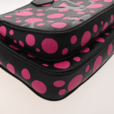 LOUIS VUITTON ルイヴィトン モノグラムアンプラント ミュルティ ポシェット ノワール ピンク M46421 レディース レザー ショルダーバッグ ABランク 中古 銀蔵