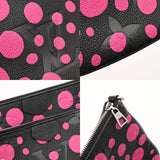 LOUIS VUITTON ルイヴィトン モノグラムアンプラント ミュルティ ポシェット ノワール ピンク M46421 レディース レザー ショルダーバッグ ABランク 中古 銀蔵