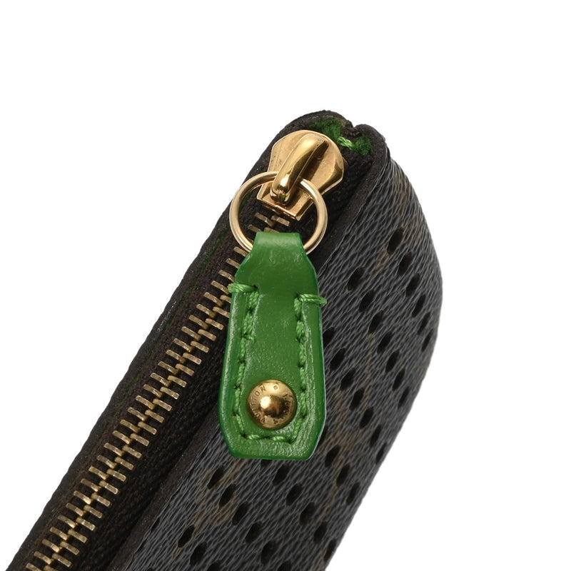 LOUIS VUITTON ルイヴィトン モノグラム モノグラムペルフォ ポシェットクレ ヴェール M95186 ユニセックス モノグラムキャンバス コインケース Aランク 中古 銀蔵