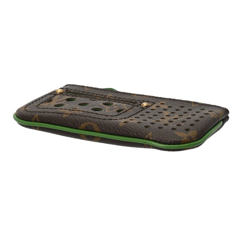 LOUIS VUITTON ルイヴィトン モノグラム モノグラムペルフォ ポシェットクレ ヴェール M95186 ユニセックス モノグラムキャンバス コインケース Aランク 中古 銀蔵