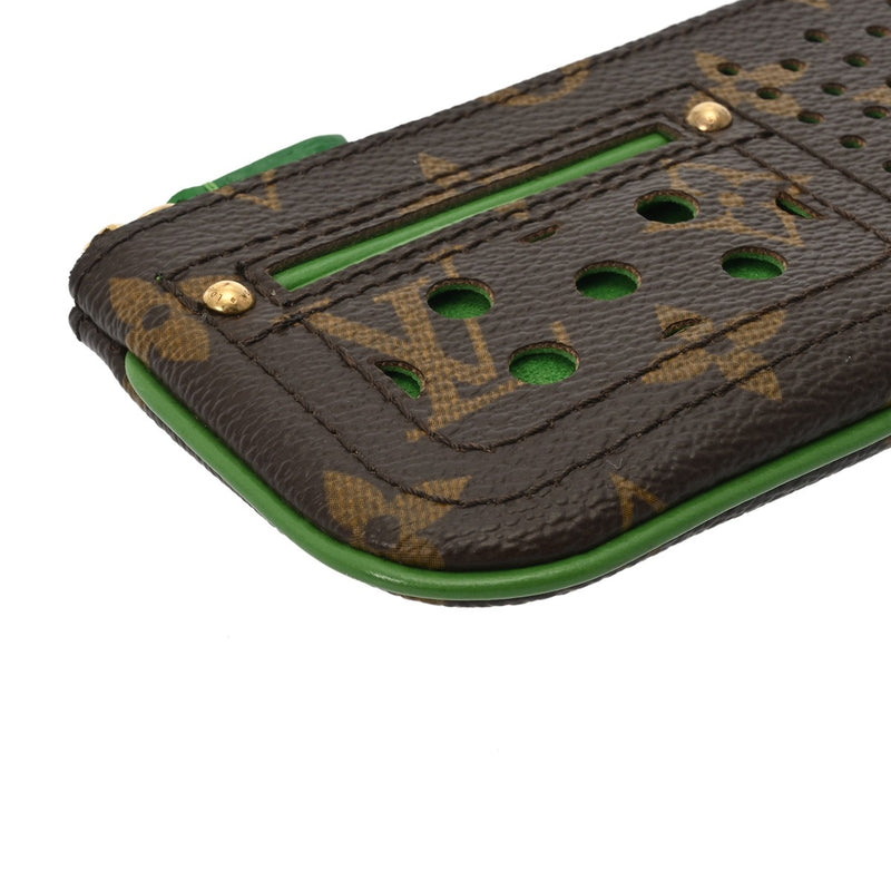 LOUIS VUITTON ルイヴィトン モノグラム モノグラムペルフォ ポシェットクレ ヴェール M95186 ユニセックス モノグラムキャンバス コインケース Aランク 中古 銀蔵