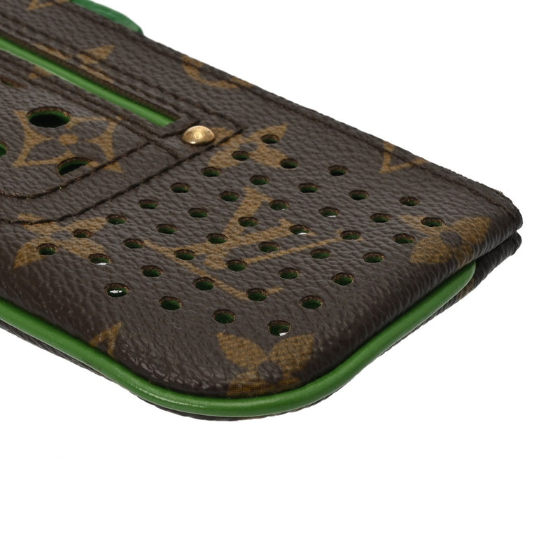 LOUIS VUITTON ルイヴィトン モノグラム モノグラムペルフォ ポシェットクレ ヴェール M95186 ユニセックス モノグラムキャンバス コインケース Aランク 中古 銀蔵