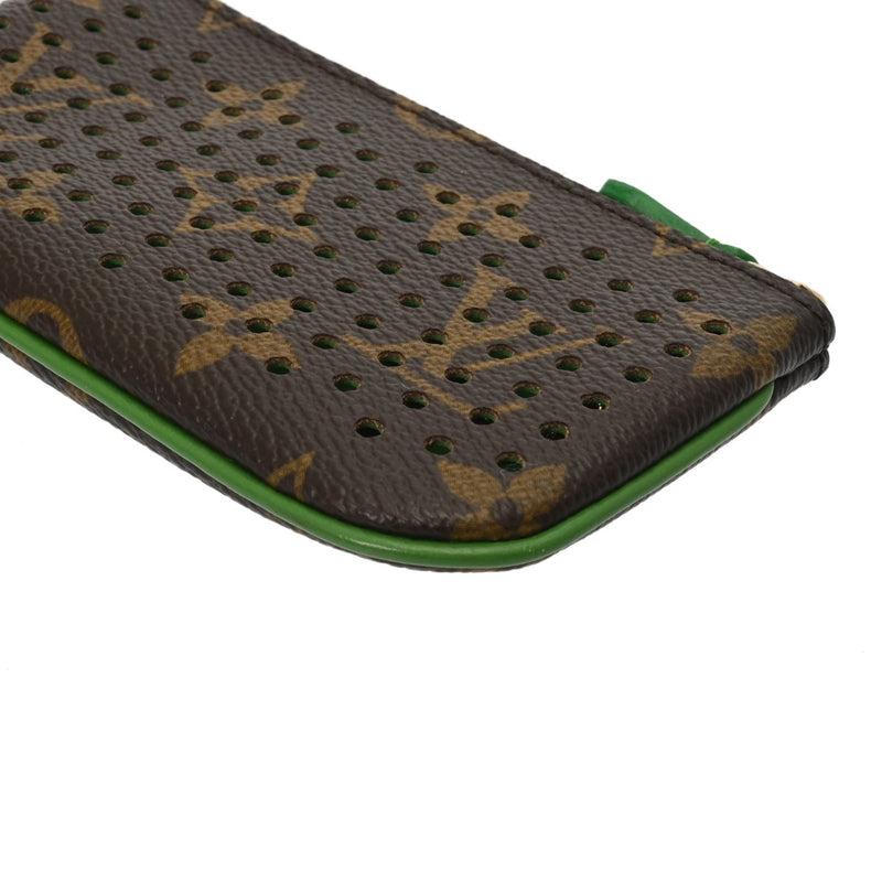 LOUIS VUITTON ルイヴィトン モノグラム モノグラムペルフォ ポシェットクレ ヴェール M95186 ユニセックス モノグラムキャンバス コインケース Aランク 中古 銀蔵