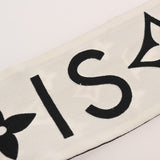 LOUIS VUITTON ルイヴィトン モノグラム バンドー インフィニティ ホワイト/ブラック M90682 レディース スカーフ ABランク 中古 銀蔵