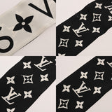 LOUIS VUITTON ルイヴィトン モノグラム バンドー インフィニティ ホワイト/ブラック M90682 レディース スカーフ ABランク 中古 銀蔵