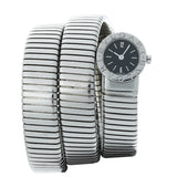 ブルガリ トゥボガス スネーク BB191TS ブラック レディース 腕時計 クォーツ 中古 銀蔵