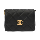 CHANEL シャネル マトラッセ チェーン ミニ フラップバッグ ブラック AS4907 レディース キャビアスキン ショルダーバッグ ABランク 中古 銀蔵
