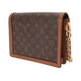 LOUIS VUITTON ルイヴィトン モノグラムリバース ドーフィーヌ MM 旧型 ブラウン M44391 レディース モノグラムキャンバス ショルダーバッグ Aランク 中古 銀蔵