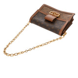 LOUIS VUITTON ルイヴィトン モノグラムリバース ドーフィーヌ MM 旧型 ブラウン M44391 レディース モノグラムキャンバス ショルダーバッグ Aランク 中古 銀蔵