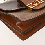 LOUIS VUITTON ルイヴィトン モノグラムリバース ドーフィーヌ MM 旧型 ブラウン M44391 レディース モノグラムキャンバス ショルダーバッグ Aランク 中古 銀蔵