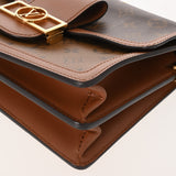 LOUIS VUITTON ルイヴィトン モノグラムリバース ドーフィーヌ MM 旧型 ブラウン M44391 レディース モノグラムキャンバス ショルダーバッグ Aランク 中古 銀蔵