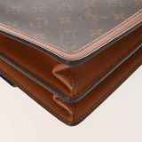 LOUIS VUITTON ルイヴィトン モノグラムリバース ドーフィーヌ MM 旧型 ブラウン M44391 レディース モノグラムキャンバス ショルダーバッグ Aランク 中古 銀蔵
