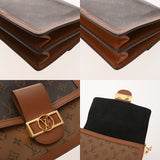 LOUIS VUITTON ルイヴィトン モノグラムリバース ドーフィーヌ MM 旧型 ブラウン M44391 レディース モノグラムキャンバス ショルダーバッグ Aランク 中古 銀蔵